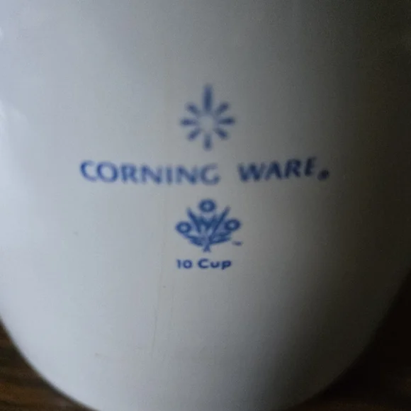 Vintage Corningware 10 Cup Blue Cornflower Percolater Coffee Pot Carafe - Picture 7 of 16